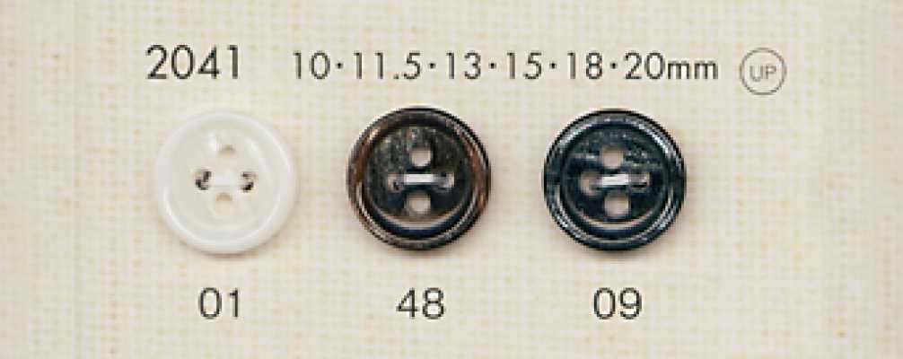 2041 DAIYA BUTTONS Shell-style Polyester Button