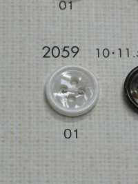 2059 DAIYA BUTTONS Shell-like Polyester Button DAIYA BUTTON Sub Photo