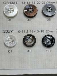 2059 DAIYA BUTTONS Shell-like Polyester Button DAIYA BUTTON Sub Photo