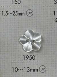 1950 DAIYA BUTTONS 2-hole Polyester Button (Flower Shape) DAIYA BUTTON Sub Photo