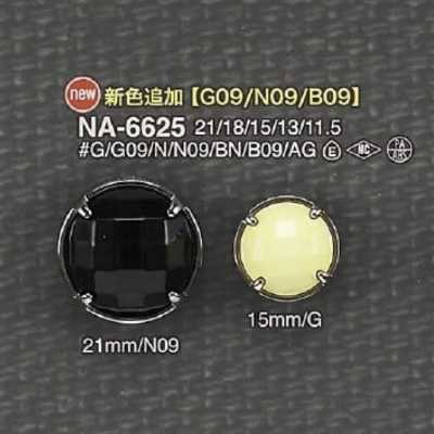 NA6625 Nylon Resin/ABS Resin Rectangle Ring Half-ring Shank Button