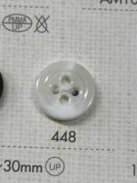 448 DAIYA BUTTONS 4-hole Buffalo-like Polyester Button (White) DAIYA BUTTON Sub Photo