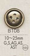 B108 Simple, Color-rich Metal Buttons For Shirts And Jackets