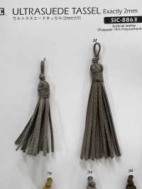SIC-8863 Ultrasuede Tassel 2mm[Ribbon Tape Cord] SHINDO(SIC) Sub Photo