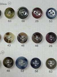 OP80 Colorful Buffalo-like 4-hole Polyester Button DAIYA BUTTON(DAIYA BUTTON) Sub Photo