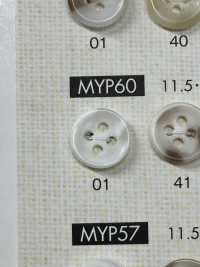 MYP60 4-hole Polyester Button For Buffalo-style Shirts And Jackets DAIYA BUTTON Sub Photo