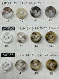 MYP60 4-hole Polyester Button For Buffalo-style Shirts And Jackets DAIYA BUTTON Sub Photo