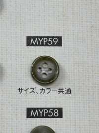 MYP59 4-hole Polyester Button For Buffalo-style Shirts And Jackets DAIYA BUTTON Sub Photo