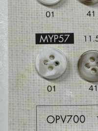 MYP57 4-hole Polyester Button For Buffalo-style Shirts And Jackets DAIYA BUTTON Sub Photo