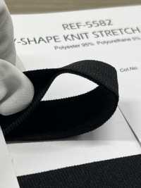 REF-5582 Y-shaped Knit Stretch Tape[Ribbon Tape Cord] SHINDO(SIC) Sub Photo