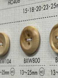 BXW800 Natural Material Wood 4-hole Button DAIYA BUTTON Sub Photo