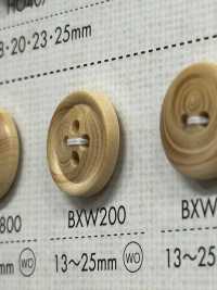 BXW200 Natural Material Wood 4-hole Button DAIYA BUTTON Sub Photo