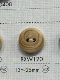 BXW120 Natural Material Wood 2 Hole Button DAIYA BUTTON Sub Photo