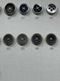 MYP52S Elegant Silver 4-hole Polyester Button DAIYA BUTTON Sub Photo