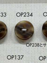 OP234 Buffalo-like Matte 4-hole Polyester Button DAIYA BUTTON Sub Photo