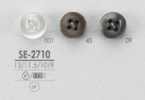 SE-2710 4-hole Polyester Button For Simple Shell-like Shirts And Blouses