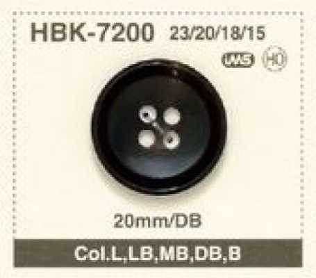 HBK-7200 Natural Material Water Buffalo 4-Hole Horn Button For Suits And Jackets