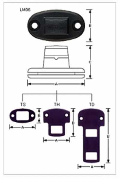 LM06TH YKK Mini Cover Twist Buckle LM06TH