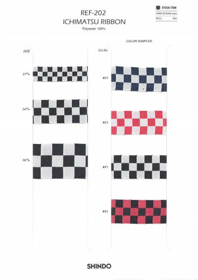 REF-202 Checkered Ribbon