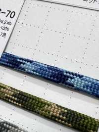 CAC-70 Camouflage Cord 6.2MM[Ribbon Tape Cord] Cordon Sub Photo