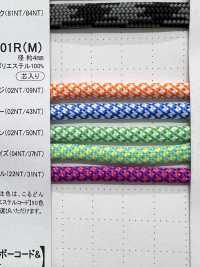 KNP-01R(M) Moss Stitch Pattern String 4MM[Ribbon Tape Cord] Cordon Sub Photo