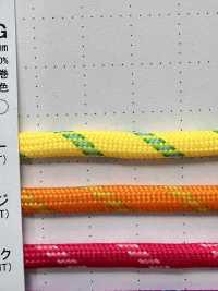 QR-400G 4MM Polyester 4-Point Cord[Ribbon Tape Cord] Cordon Sub Photo