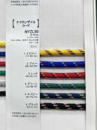 NYZL-50 Nylon Zile Cord 5MM[Ribbon Tape Cord] Cordon Sub Photo