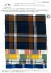 35461 Yarn-Dyed 60s Organic Cotton Shirring Multi-Check