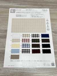 KKF8586-W-2 Seersucker Stretch Wide Width Check[Textile / Fabric] Uni Textile(Komon Studio) Sub Photo