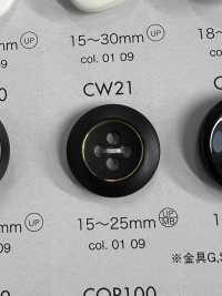 CW21 Polyester Resin/cast 4-hole Button DAIYA BUTTON(DAIYA BUTTON) Sub Photo