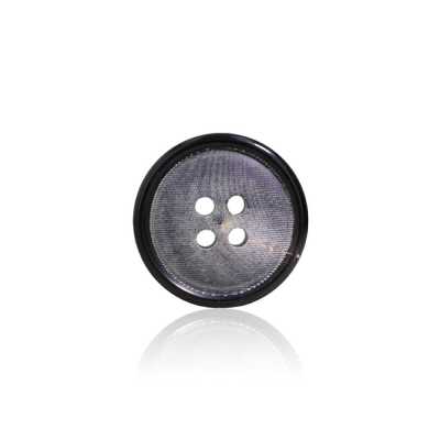 HB480 Real Buffalo Horn 4-hole Button