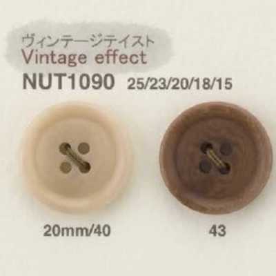NUT1090 Nut 4-hole Button