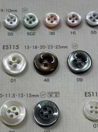 ES115 DAIYA BUTTONS Dish-shaped 4- Shell-like Polyester Button DAIYA BUTTON Sub Photo