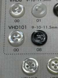 VHD101 DAIYA BUTTONS Impact Resistant HYPER DURABLE "" Series Shell 4-hole Shell-like Polyester Button "" DAIYA BUTTON Sub Photo