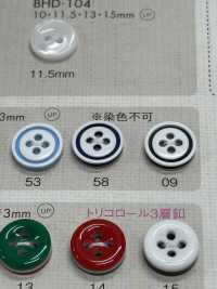 OPH337 DAIYA BUTTONS Impact-resistant Four-hole Polyester Button DAIYA BUTTON Sub Photo