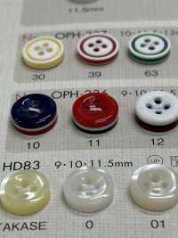 OPH336 DAIYA BUTTONS Impact-resistant Four-hole Polyester Button DAIYA BUTTON Sub Photo