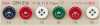 OPH336 DAIYA BUTTONS Impact-Resistant Four-Hole Polyester Button