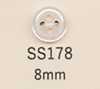 SS178 DAIYA BUTTONS Four-Hole Polyester Button