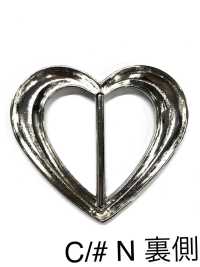 MP4123 Belt Hardware Heart-shaped Buckle For Pants, Skirts, Bags, Etc.[Buckles And Ring] IRIS Sub Photo