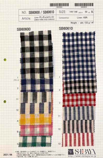 SB60610 Linen Gingham