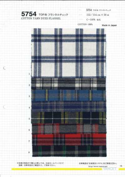 5754 TOP Thread Flannel Check