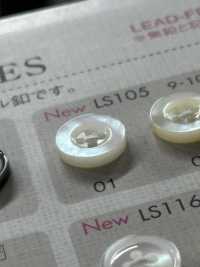 LS105 Polyester Resin Bordered 4-hole Button Sub Photo