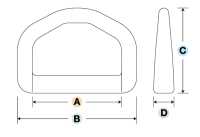 LD-E YKK D Ring LD-E 15mm~50mm[Buckles And Ring] Sub Photo