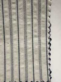 AN-9224 Indigo Work Seersucker[Textile / Fabric] ARINOBE CO., LTD. Sub Photo
