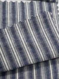 AN-9224 Indigo Work Seersucker[Textile / Fabric] ARINOBE CO., LTD. Sub Photo