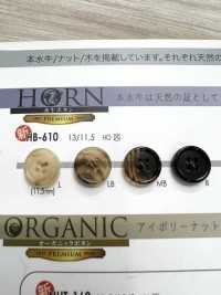 HB610 Real Buffalo Horn Button IRIS Sub Photo
