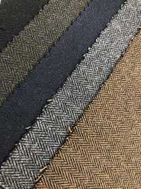 AN-9267 Cotton Wool Fuzzy Herringbone[Textile / Fabric] ARINOBE CO., LTD. Sub Photo