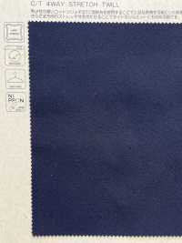 BD4088 TC 4WAY Stretch Twill[Textile / Fabric] COSMO TEXTILE Sub Photo