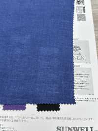 13466 40 Single Thread French Linen Brushed Canvas Washer Processing[Textile / Fabric] SUNWELL Sub Photo