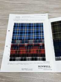 16241 Yarn-dyed 30 % Thread Viyella Check Fuzzy Crystal[Textile / Fabric] SUNWELL Sub Photo